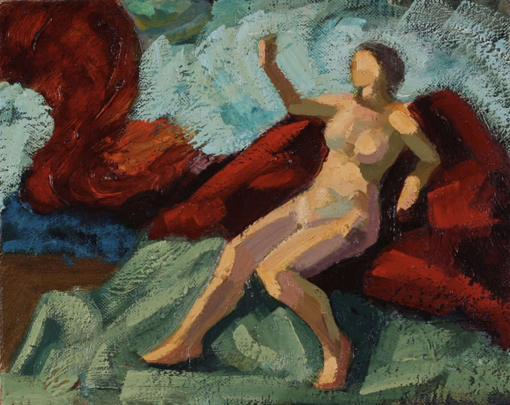 The Uncorrupted Head; oil on canvas, 20 x 25 cm, 2012